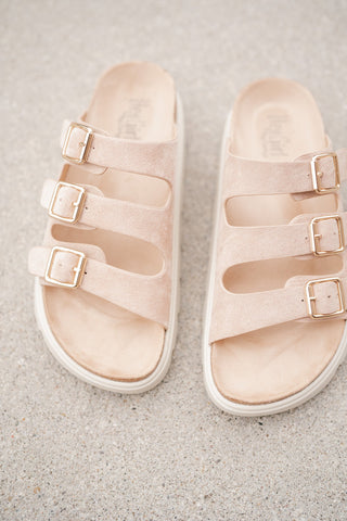 Faye Triple Strap Platform Sandal