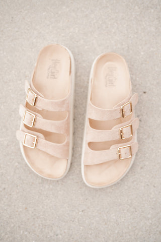 Faye Triple Strap Platform Sandal
