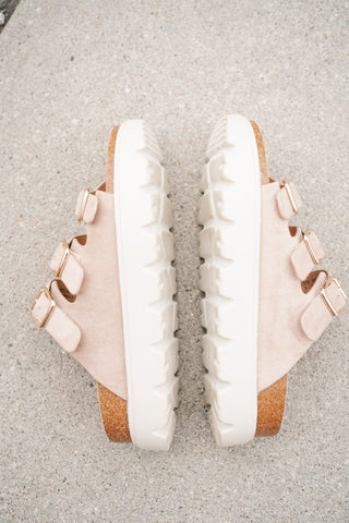 Faye Triple Strap Platform Sandal