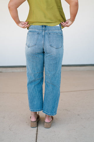 Vervet Bella High Rise Dart Barrel Leg Jeans