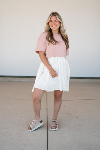 Meadow Stroll Mini BabyDoll Dress