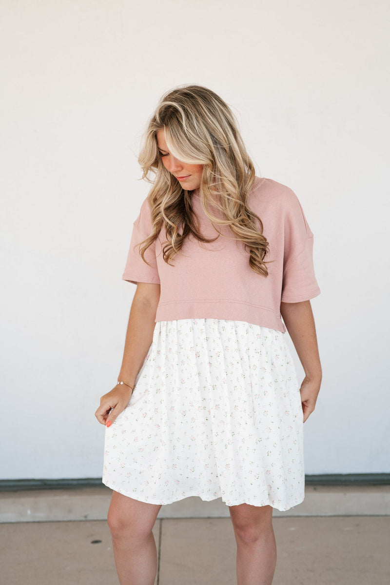 Meadow Stroll Mini BabyDoll Dress