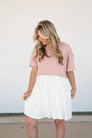 Meadow Stroll Mini BabyDoll Dress
