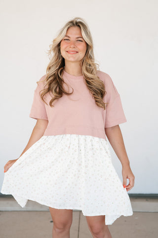 Meadow Stroll Mini BabyDoll Dress
