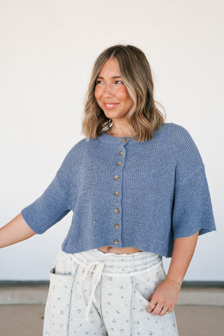 Emerson Button Up Knit Top