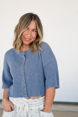 Emerson Button Up Knit Top