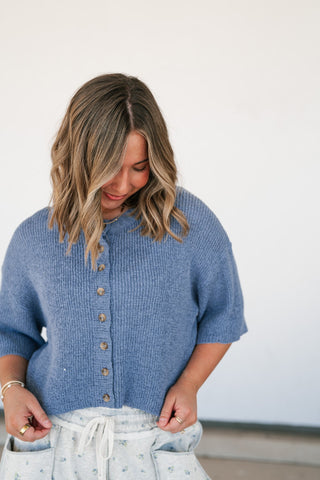 Emerson Button Up Knit Top