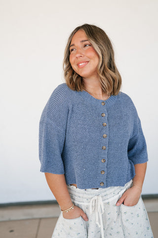 Emerson Button Up Knit Top