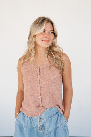 Morning Plans Knit Tank