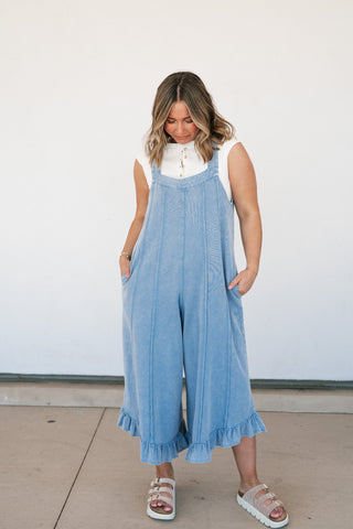 Free Spirited Ruffle Jumpsuit