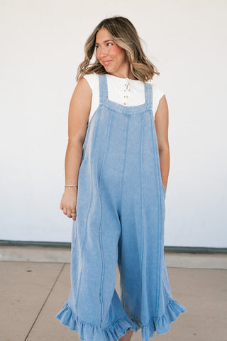 Free Spirited Ruffle Jumpsuit