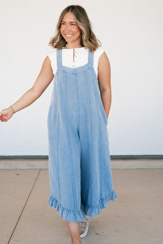 Free Spirited Ruffle Jumpsuit