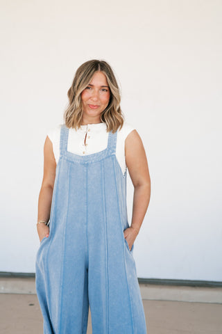 Free Spirited Ruffle Jumpsuit