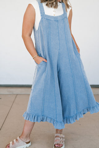 Free Spirited Ruffle Jumpsuit