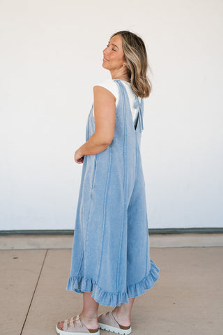 Free Spirited Ruffle Jumpsuit