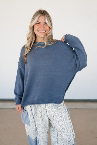 Blue Ridge Long Sleeve Knit Sweater