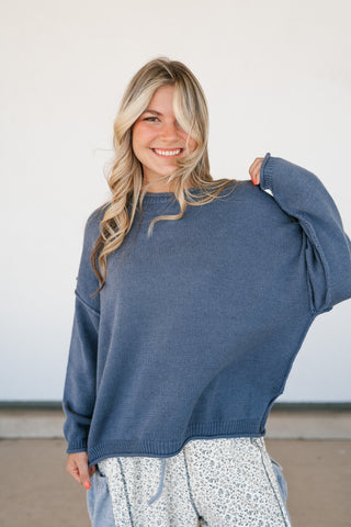 Blue Ridge Long Sleeve Knit Sweater