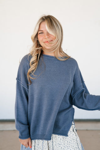 Blue Ridge Long Sleeve Knit Sweater