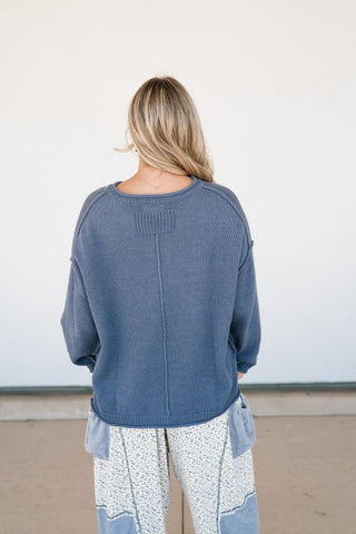 Blue Ridge Long Sleeve Knit Sweater