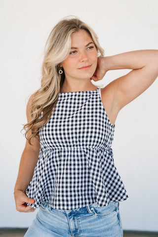 Daisy Lane Gingham Tank Top