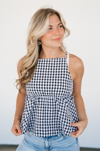 Daisy Lane Gingham Tank Top