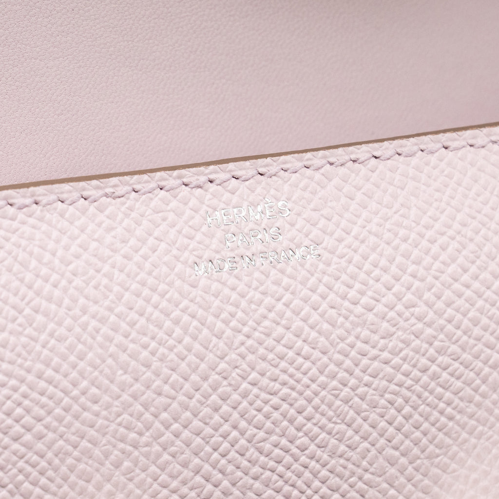 HERMES CONSTANCE ELAN EPSOM MAUVE PALE SHW
