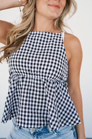 Daisy Lane Gingham Tank Top