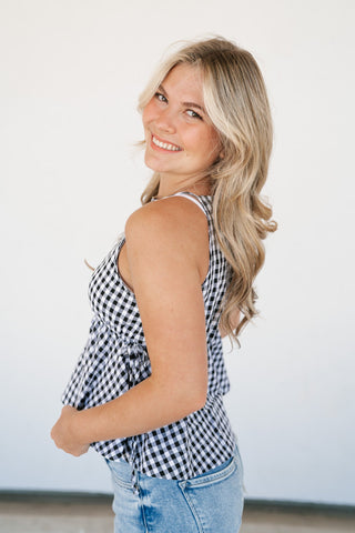 Daisy Lane Gingham Tank Top