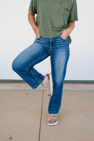 Risen Kennedy High Rise Boyfriend Tapered Jean