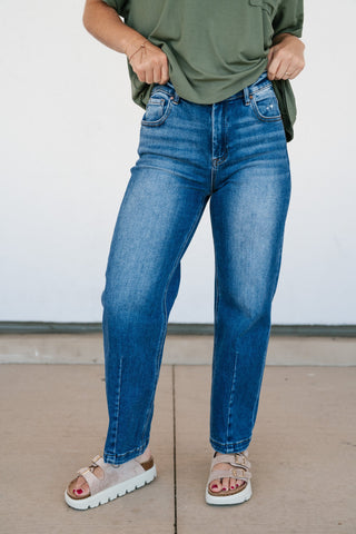 Risen Kennedy High Rise Boyfriend Tapered Jean