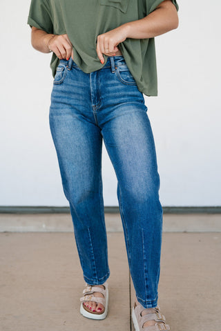 Risen Kennedy High Rise Boyfriend Tapered Jean