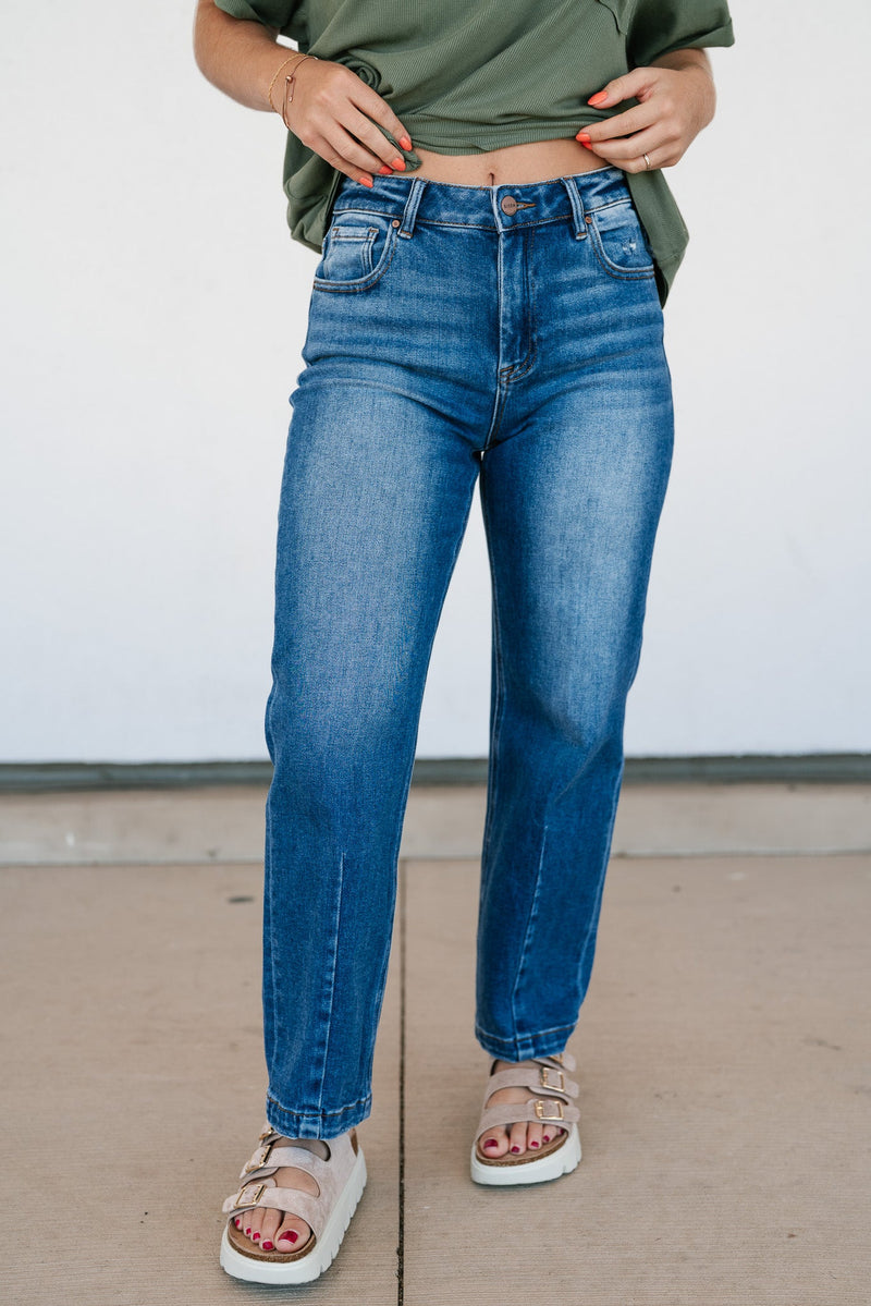 Risen Kennedy High Rise Boyfriend Tapered Jean