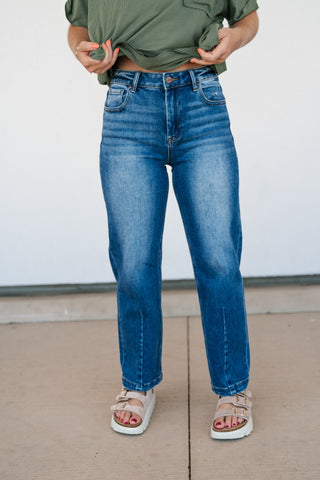 Risen Kennedy High Rise Boyfriend Tapered Jean