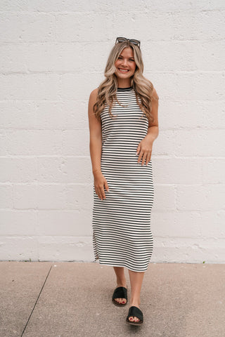 The Daily Stripe Sleeveless Dress