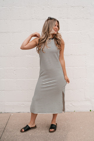 The Daily Stripe Sleeveless Dress