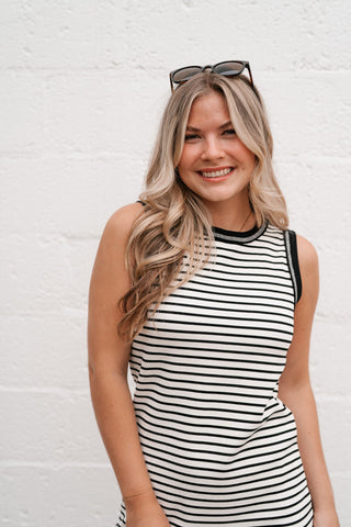 The Daily Stripe Sleeveless Dress
