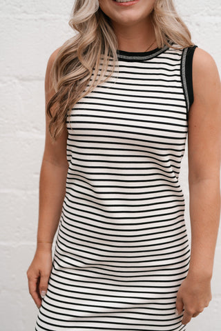 The Daily Stripe Sleeveless Dress