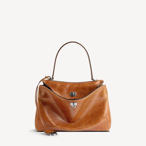 Women's Rodeo Handbag Small in Tan Cowboy