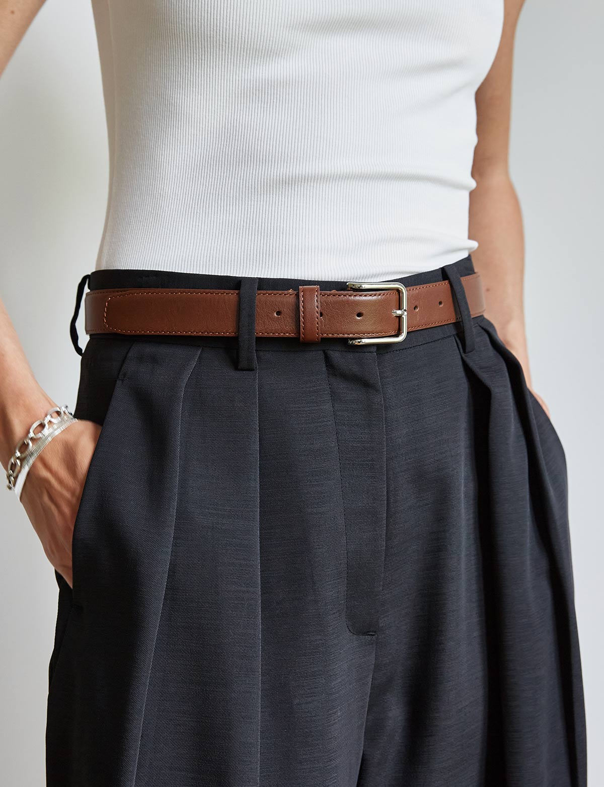 Brown Leather Belt Main image