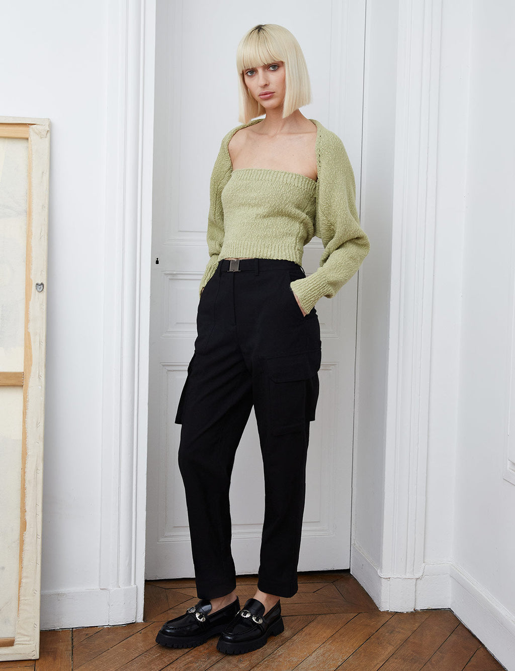 Buckled Clip Cargo Pant