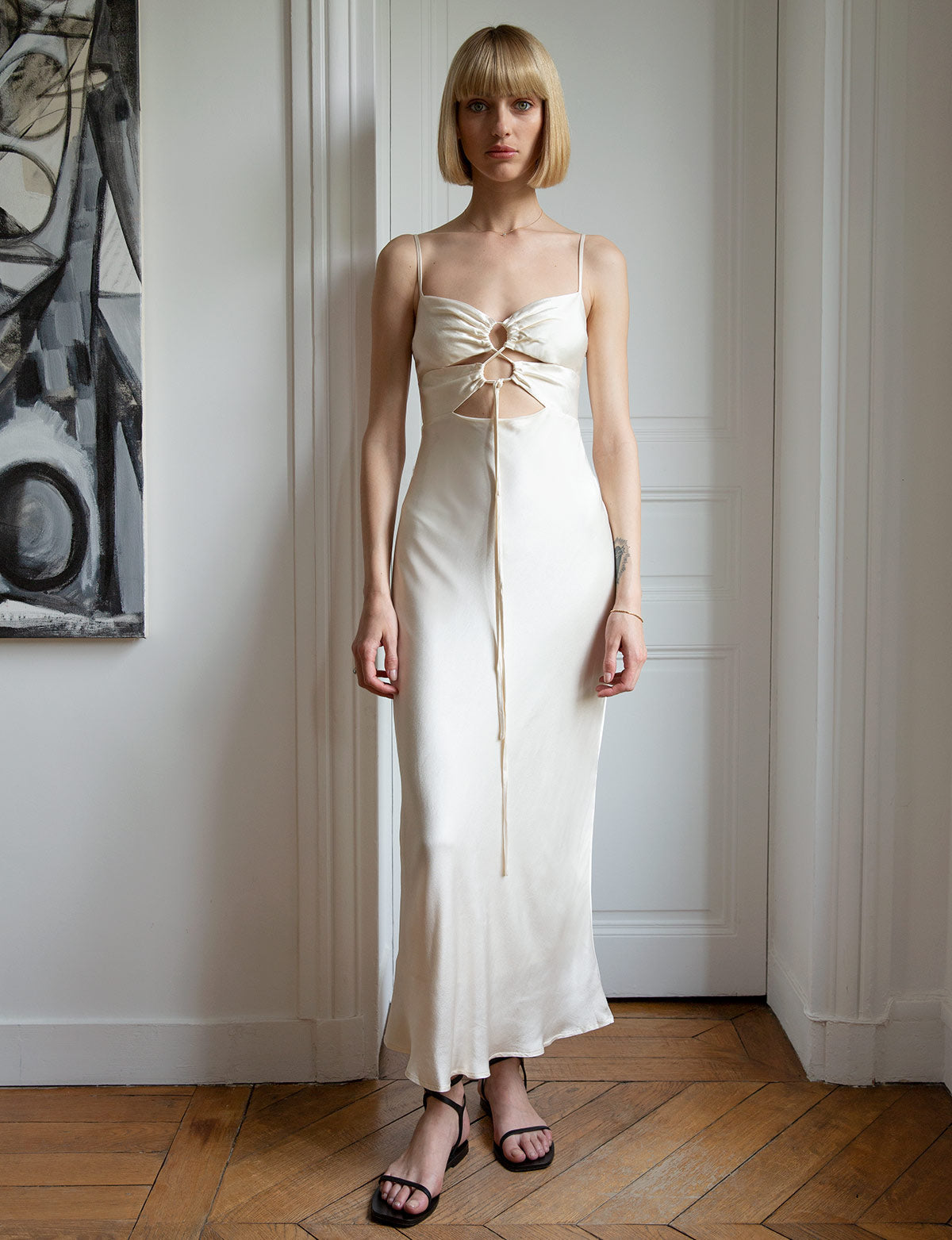 Sasha Silky Keyhole Dress Secondary image