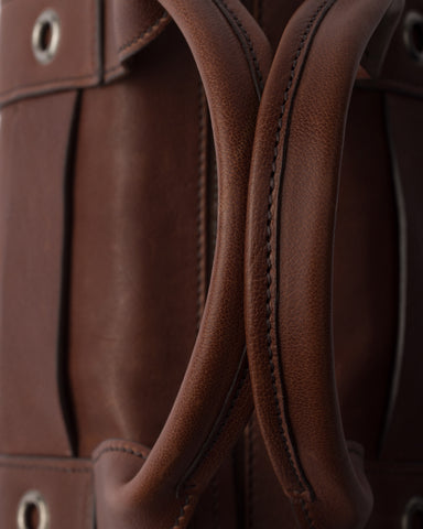 Prada Route medium leather tote bag
