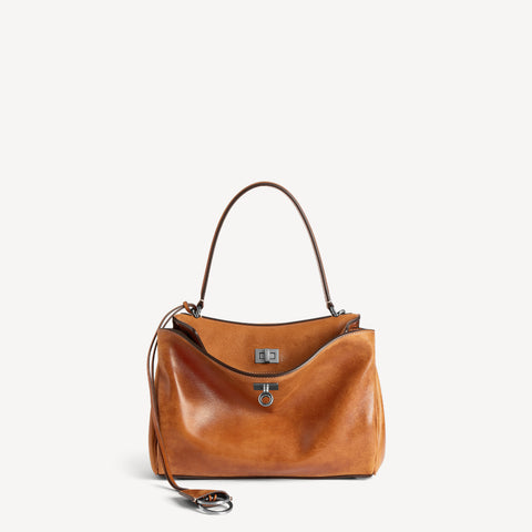 Women's Rodeo Handbag Small in Tan Cowboy