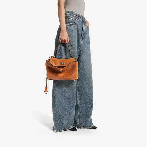 Women's Rodeo Handbag Small in Tan Cowboy