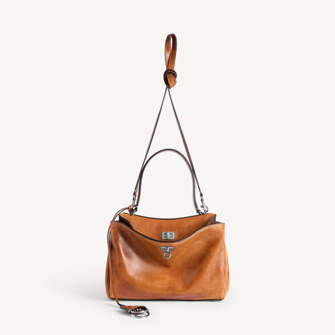 Women's Rodeo Handbag Small in Tan Cowboy