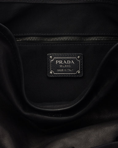 Prada Route large leather bag
