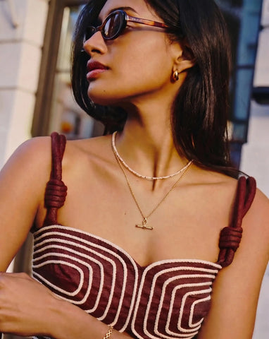 The Andy Everyday Pearl Set | 18ct Gold Plated, Pearl