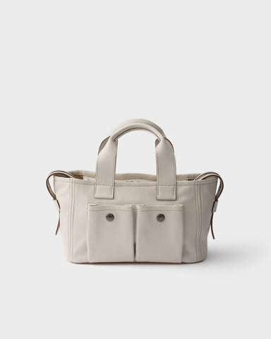 Prada Route medium leather tote bag