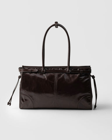 Prada Bonnie large leather handbag