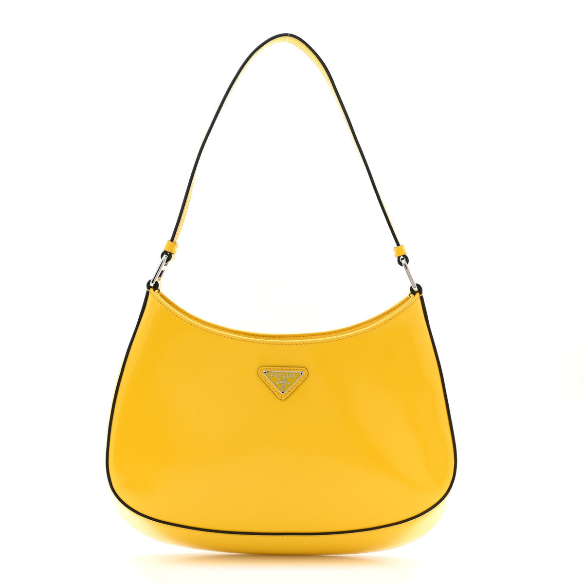Prada Cleo brushed leather shoulder bag